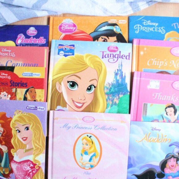 Large Set! - 11 Hardcover Disney Princess Children's Books- (Vintage Included) - Picture 2 of 2